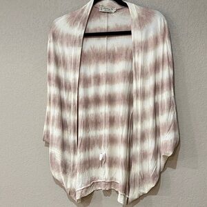 Fighting Eel Blush and Cream Kimono coverup
